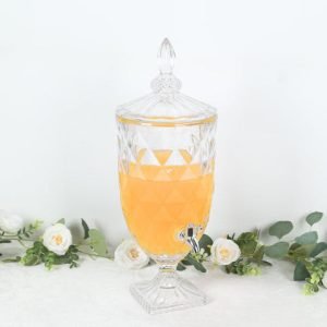 1.3 Gallon Glass Beverage Dispenser