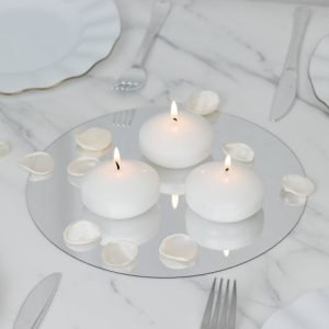 3" Floating Candles White