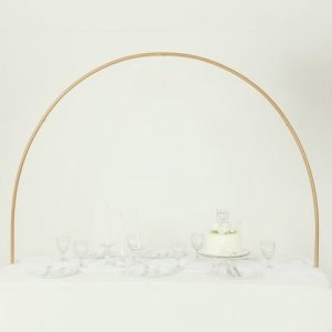 4ftx6ft Gold Metal Table Arch