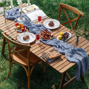 Cheesecloth Table Runner - 35.4 Inch