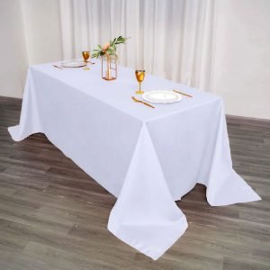 Polyester Rectangular Tablecloth - 90"x132"