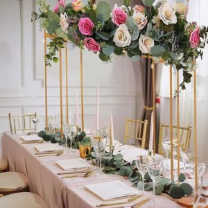 Gold Metal 3D Table Arch